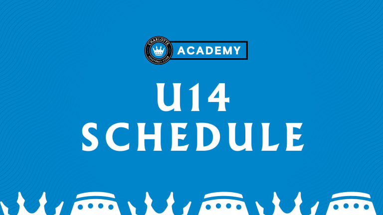 U14 ACADEMY SCHEDULE